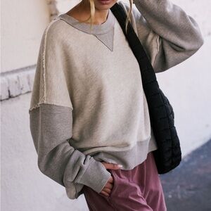 START UP PULLOVER HEATHER GREY